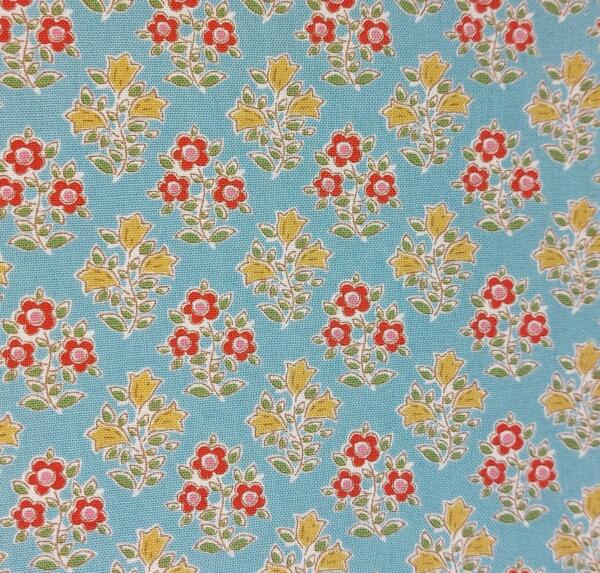 Farm Flowers Teal